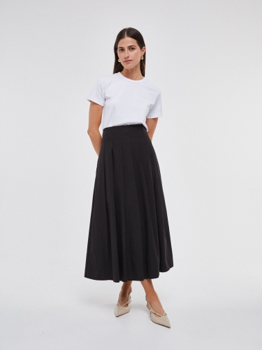 Camiseta de algodón basica blanca