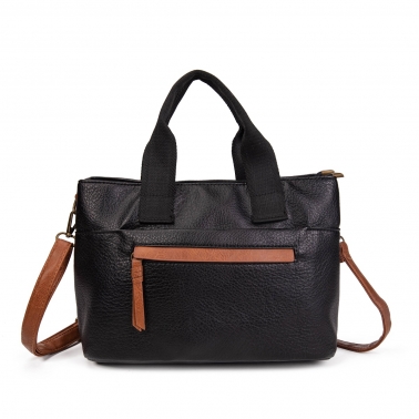 Bolso contrastes negro