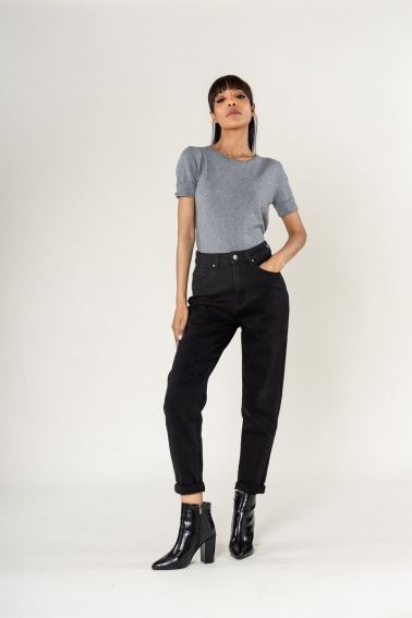 Pantalón vaquero moon fit negro