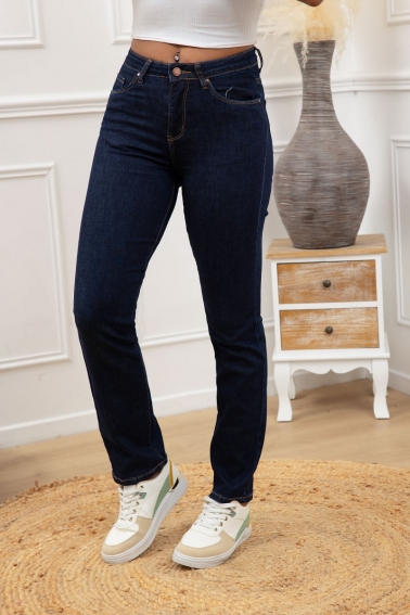 Pantalón recto denim