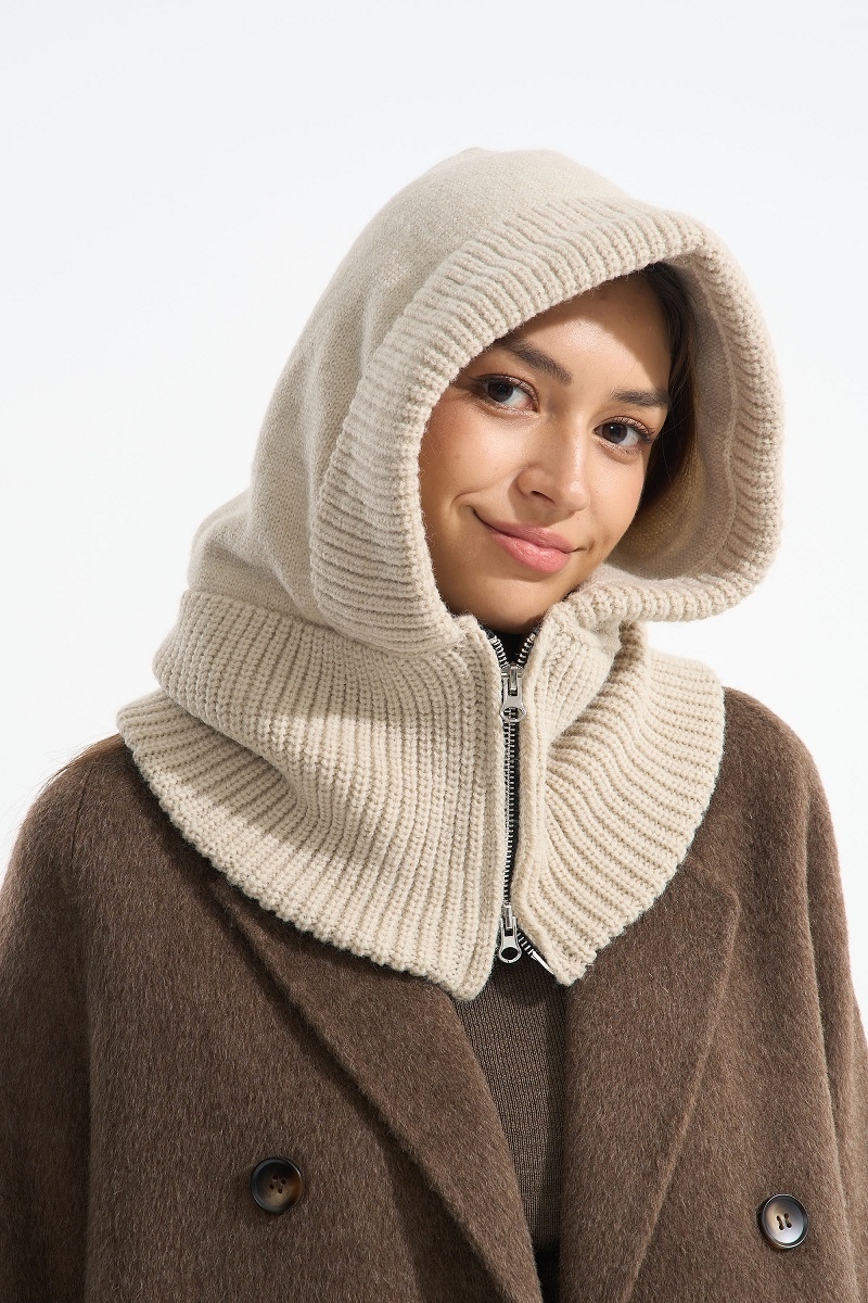 balaclava con cremallera