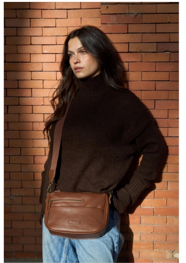 Bolso bandolera Miriam marrón