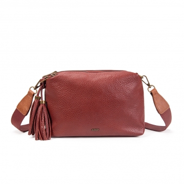 bolso bandolera Marina granate