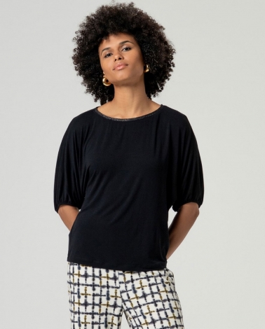 Camiseta manga corta Babo negra