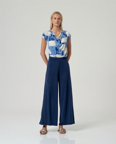 Pantalón modal Bamo marino