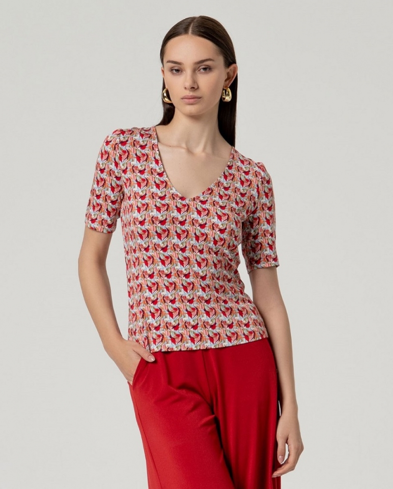 Camiseta manga corta estampada Hivi