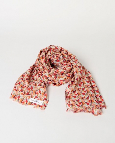 Pañuelo rectangular estampado multi