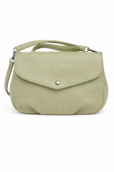 Bolso solapa imantada verde