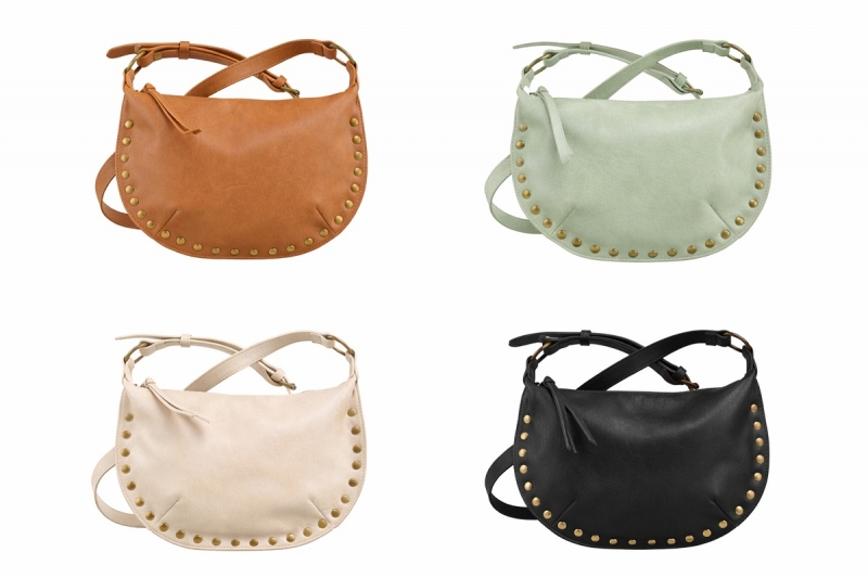 Bandolera ovalado con tachuelas colores varios