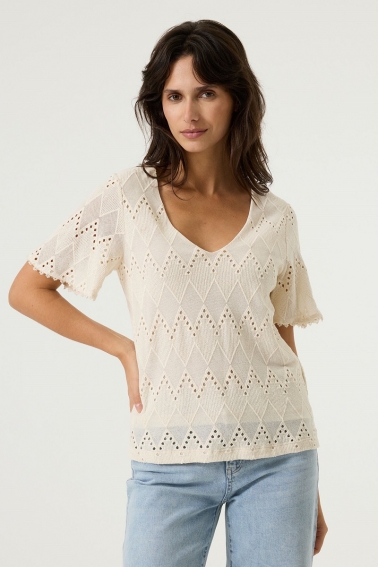 Top encaje