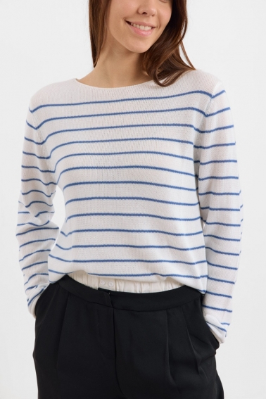 Jersey rayas marineras azul claro
